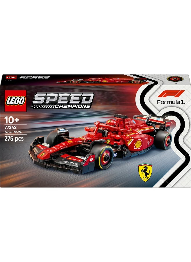 LEGO LEGO Speed Champions Ferrari SF-24 F1 Race Car 77242 Building Set (275 Pieces)  - Image 2