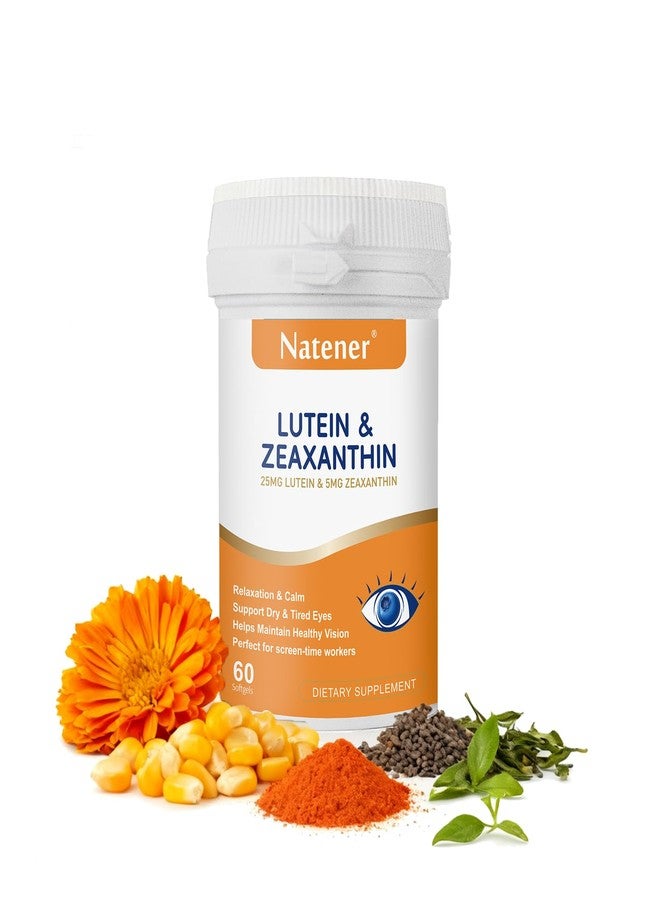 Natener 14 in 1 Eye Vitamins, 25mg Lutein, 5mg Zeaxanthin, 24mg Astaxanthin, 800mg Omega-3 & 100mg L-Theanine, Supports Eye Health, Moisture and Comfort* - Image 1