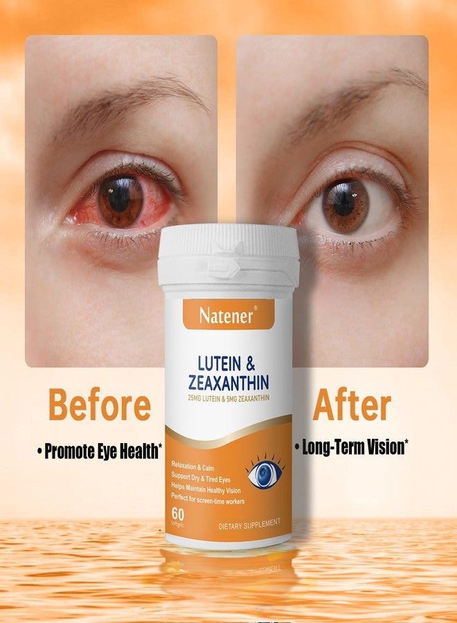 Natener 14 in 1 Eye Vitamins, 25mg Lutein, 5mg Zeaxanthin, 24mg Astaxanthin, 800mg Omega-3 & 100mg L-Theanine, Supports Eye Health, Moisture and Comfort* - Image 3