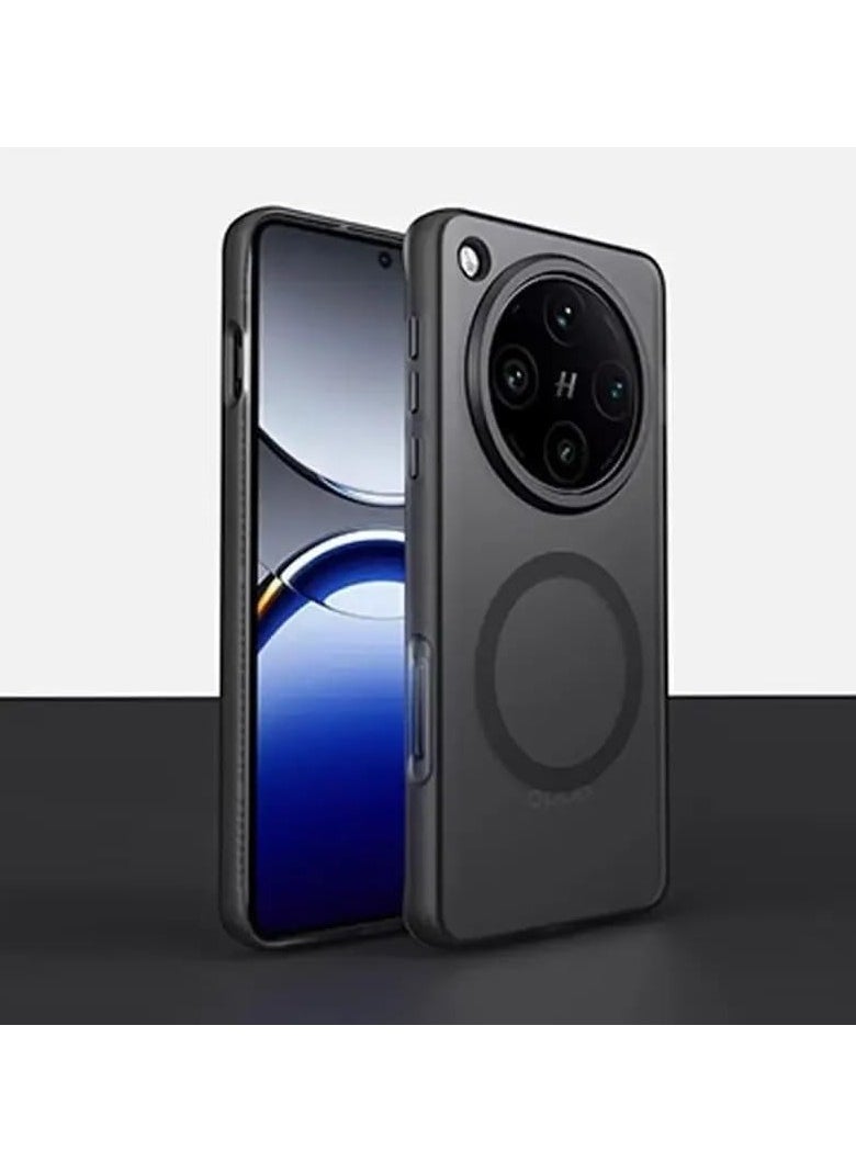 General - Shockproof Case Compatible Oppo Find X8 Pro, [Mag-Safe Compatible]  Grade Protection Translucent Matte Back Ultra Slim TPU Case Anti Fingerprints - Image 1