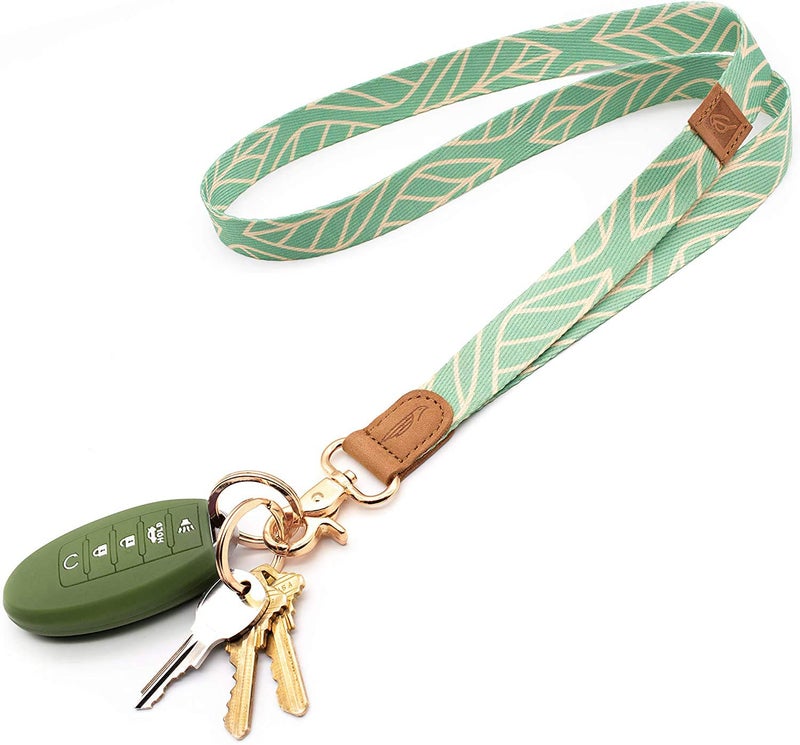 POCKT Lanyard for Keys Neck Lanyard Key Chain Holder for Men and Women - Cool Neck Lanyards for Keys, Wallets and ID Badge Holders | Leaves - Image 2