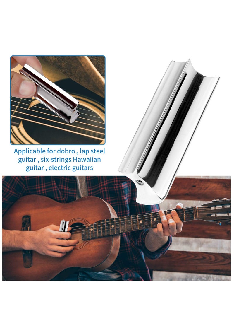 SYOSI - Steel Guitar Slide Tone Bar for Dobro Guitar Lide Metal Steel Tone Bar Lap Steel Guitar for Dobro Hawaiian Guitar Lap Steel Guitar Guitar Slide for Electric Guitar Accessories - Image 1