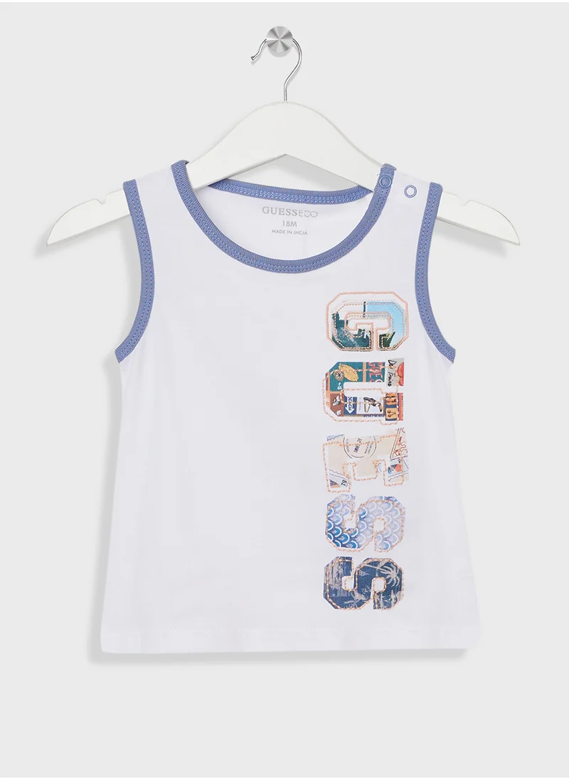 GUESS Infant Logo Tank Top & Shorts Set