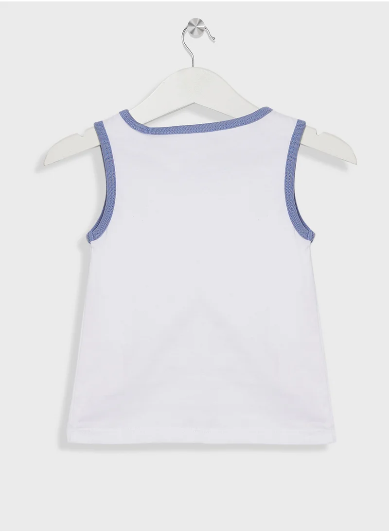 GUESS Infant Logo Tank Top & Shorts Set