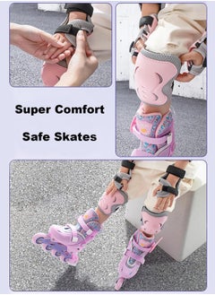 Kids Bike Helmet for 3-8 Years Adjustable Skateboard Helmet with Knee Elbow Pads and Wrist Guard for Roller Skates Cycling - pzsku/ZECD28864E1A9835E8CD3Z/45/_/1729153542/3a7f8ab6-4584-4c2c-8fd9-7444dda9d248