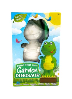 RMS Paint Your Own Dinosaur - Diy Craft Kit For Kids And Adults Includes Dinosaur, Paint, And Brush Creative Garden Decoration  - Image 2