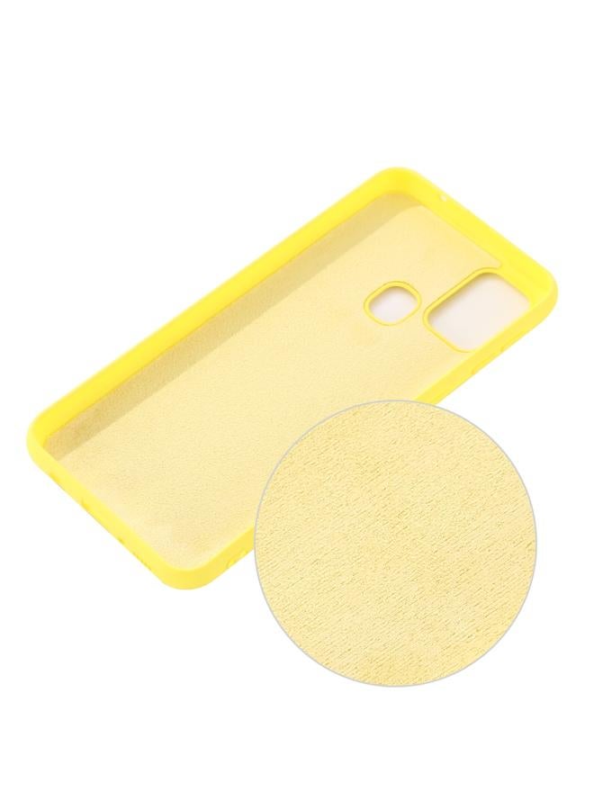 S-TOP Case For Samsung Galaxy M51 Solid Color Liquid Silicone Shockproof Full Coverage Protective Case - Image 3