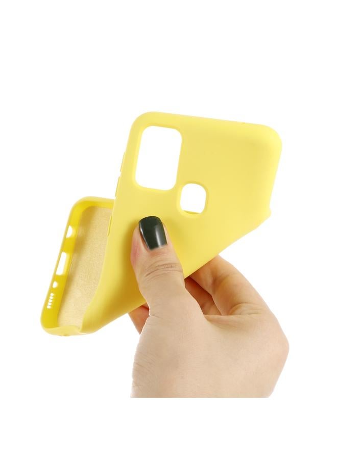 S-TOP Case For Samsung Galaxy M51 Solid Color Liquid Silicone Shockproof Full Coverage Protective Case - Image 4