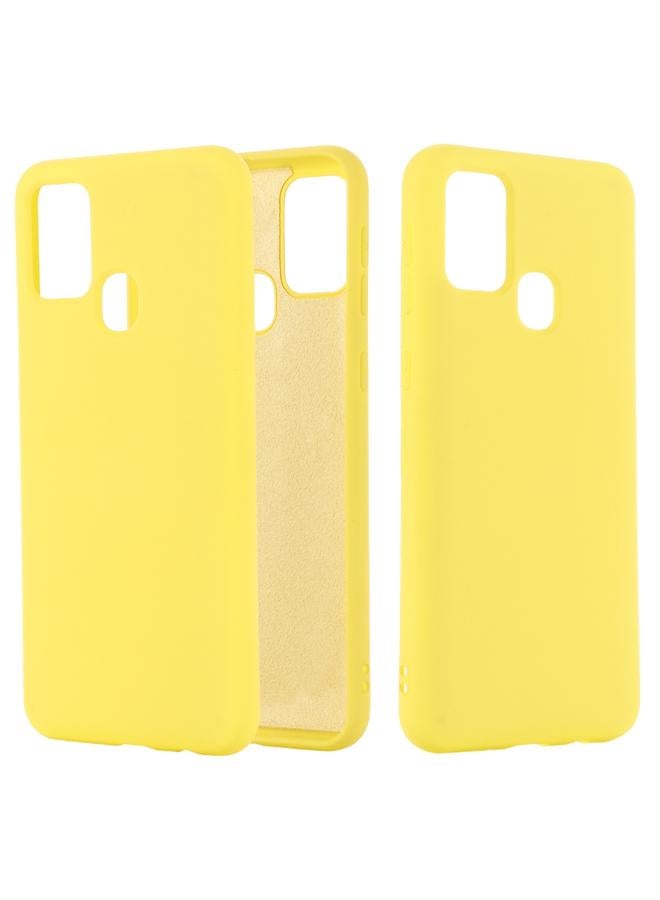 S-TOP Case For Samsung Galaxy M51 Solid Color Liquid Silicone Shockproof Full Coverage Protective Case - Image 1