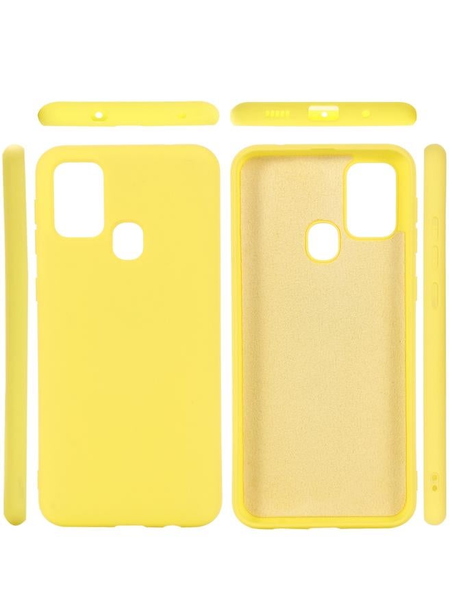 S-TOP Case For Samsung Galaxy M51 Solid Color Liquid Silicone Shockproof Full Coverage Protective Case - Image 5