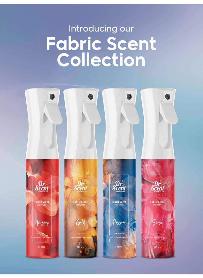 دكتور سينت بخاخ الأقمشة Dr Scent Passion، استمتع بروائح الليمون الطازج واليوسفي مع لمسات زهرية ناعمة من الزنبق والورد (300 مل).  - Image 4