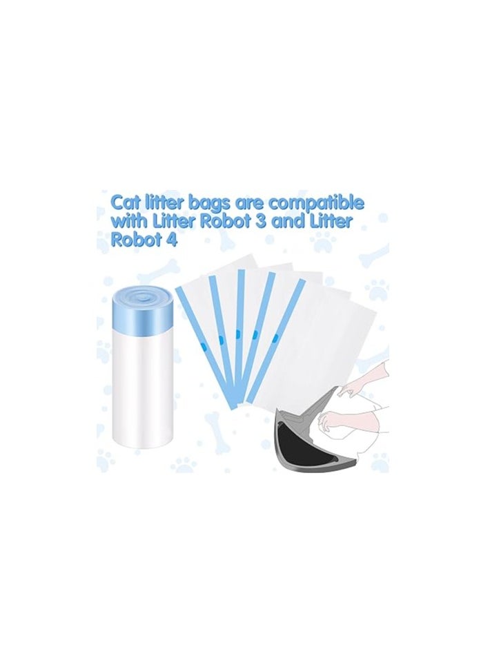 GOLDEN CAT - PETKIT Waste bags MEET Trash Bag for automatic cat toilets MEET 5 rolls 100 pieces 34CM X 60CM SUITABLE FOR USE WITH LARGE LITTER AND LARGE TRAYS - Image 1