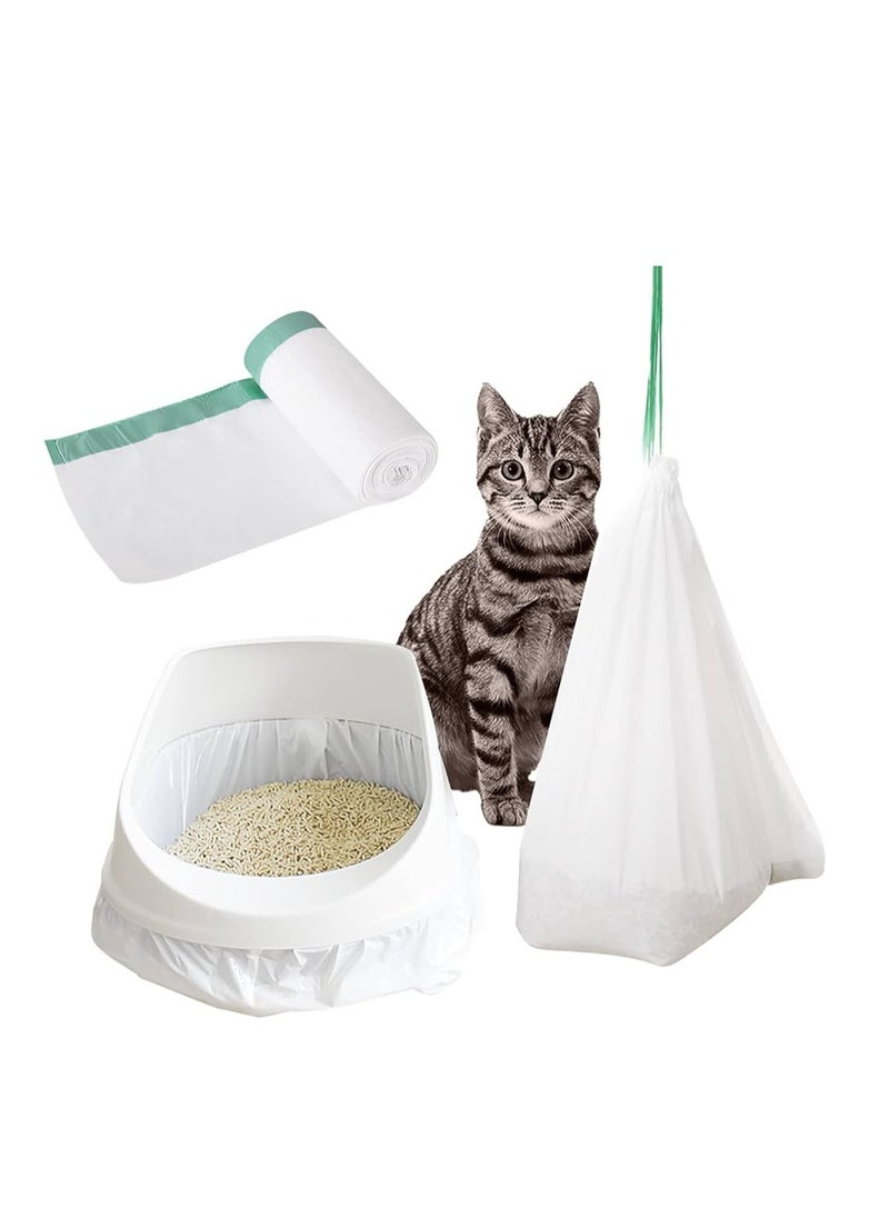 GOLDEN CAT - PETKIT Waste bags MEET Trash Bag for automatic cat toilets MEET 5 rolls 100 pieces 34CM X 60CM SUITABLE FOR USE WITH LARGE LITTER AND LARGE TRAYS - Image 1