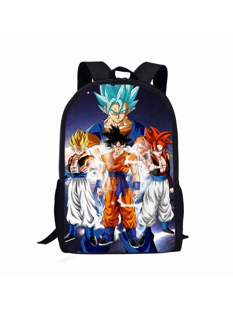 SKT Shiketro Dragon Ball Super Cartoon Schoolbag Boy Student Backpack Game Print Backpack Large Capacity Simple 44*29*12.5CM - Image 1