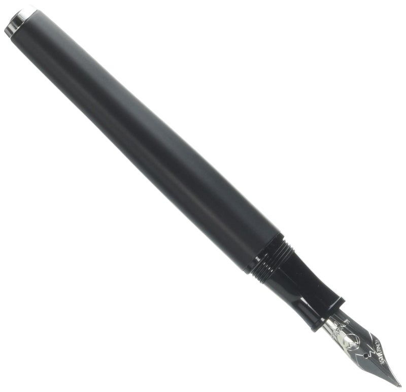 Monteverde USA Aldo Domani Italia Fountain Pen Matte Black - Broad Nib - Luxury Writing Pen - Italian Design - JoWo Stainless Steel Nib - Smooth Ink Flow - Refillable - Gift Box Included - Image 3