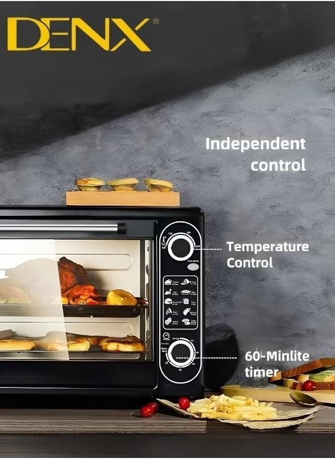 Denx Electric Convection Oven With Smart Temperature Controller – Perfect For Baking & Roasting - Image 2