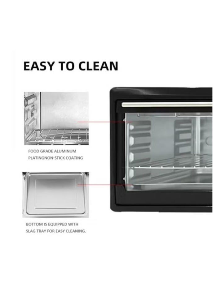 Denx Electric Convection Oven With Smart Temperature Controller – Perfect For Baking & Roasting - Image 4