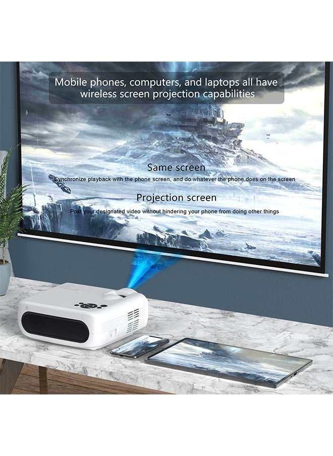 Mi VAZA - Portable Projector - Support 8K Video - Support 200 Inches - Native 1080P Full HD - Home Theater - 300 ANSI Lumens - Compatible with TV/Pad/Laptop/iPhone/Android/PS4/HDMI/USB/TV BOX/PS5/Laptop/Game Console - Image 1