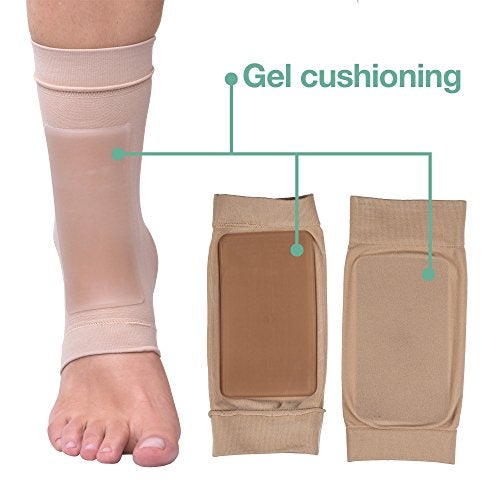 ZenToes Padded Skate Socks for Lace Bite Protection - 1 Pair - for Hockey, Skating and Tall Boots - Image 2