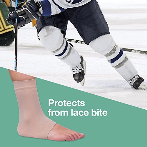 ZenToes Padded Skate Socks for Lace Bite Protection - 1 Pair - for Hockey, Skating and Tall Boots - Image 3