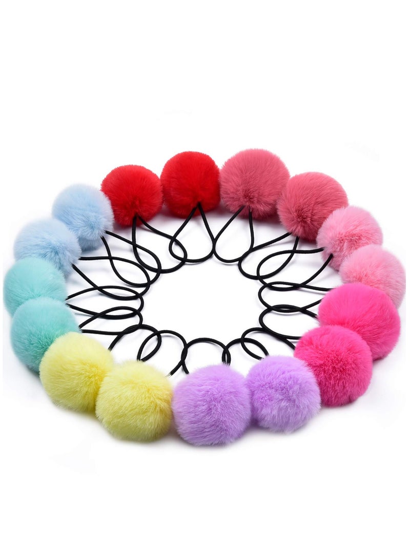 KASTWAVE رباطات شعر بوم بوم، رباطات شعر مرنة بوم بوم، حوامل ذيل حصان رقيقة بوم بوم، شريط شعر بوم بوم - Image 1