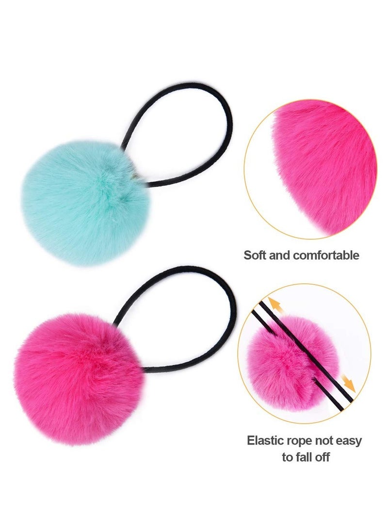 KASTWAVE رباطات شعر بوم بوم، رباطات شعر مرنة بوم بوم، حوامل ذيل حصان رقيقة بوم بوم، شريط شعر بوم بوم - Image 2