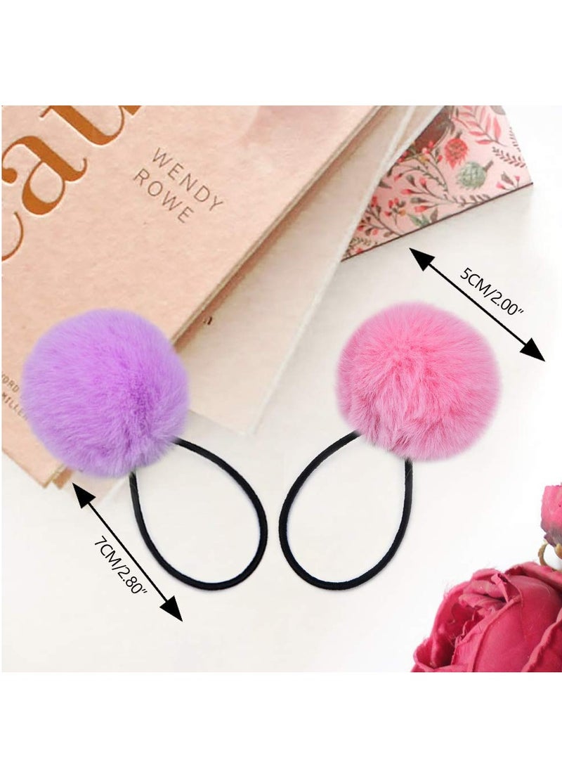 KASTWAVE رباطات شعر بوم بوم، رباطات شعر مرنة بوم بوم، حوامل ذيل حصان رقيقة بوم بوم، شريط شعر بوم بوم - Image 3