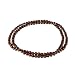 Kicomvi Natural Wood Bead Necklace 8MM Wooden Beaded Chunky Strand Necklaces Handmade Africa Wooden Chain for Women Men Jewelrybrown2 - Image 2