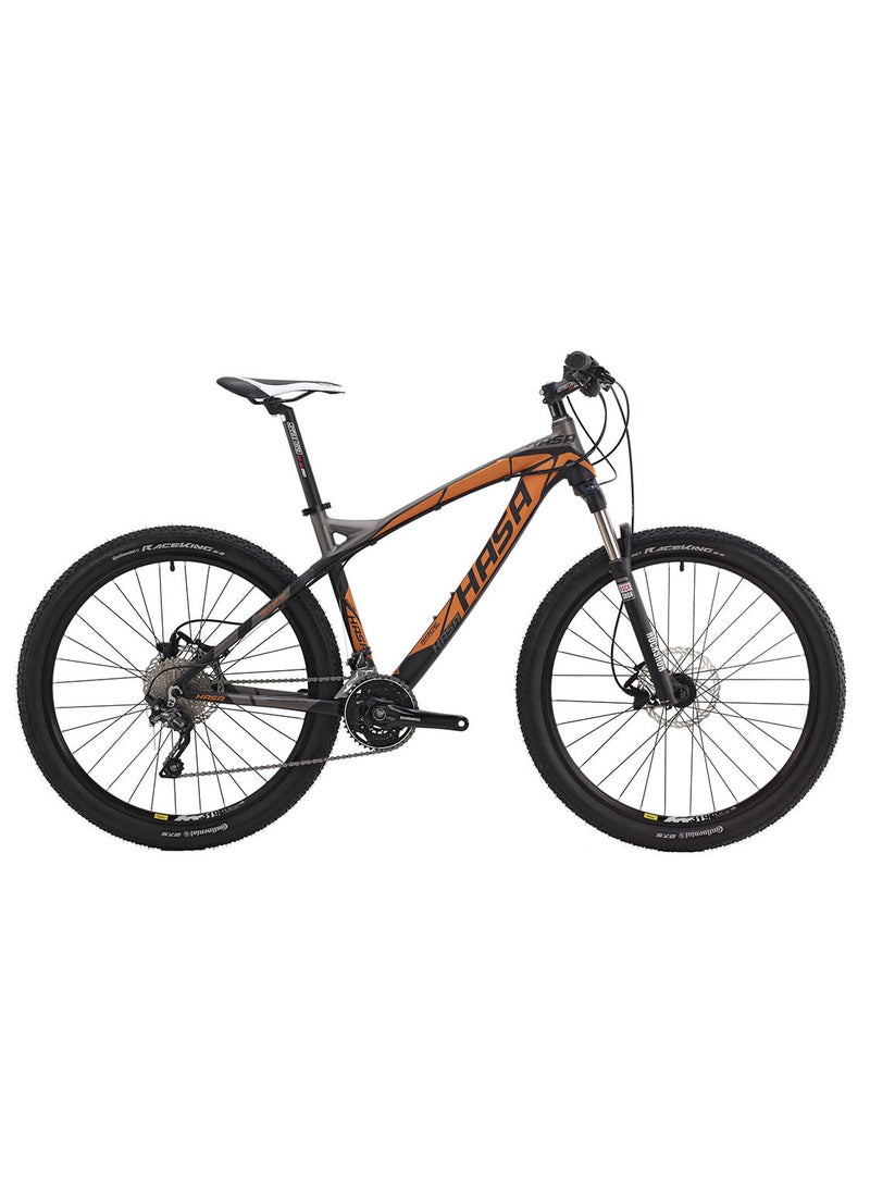 HASA Gallant 7.0 Mountain Bike - Black/Orange - Image 1