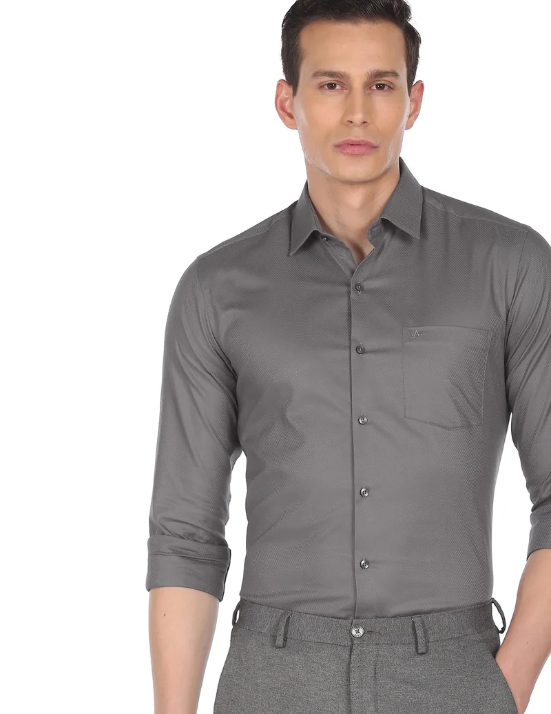 Manhattan Slim Fit Patterned Shirt