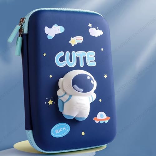 Rahasya Enterprise Cartoon Theme Pencil Case - 3D EVA Pencil Case Pouch, Multipurpose Zipper Pencil Case for Kids, Pen and Pencil Bag for School Kids, Girls, Stationery Storage Box (Cute Big) - Image 5