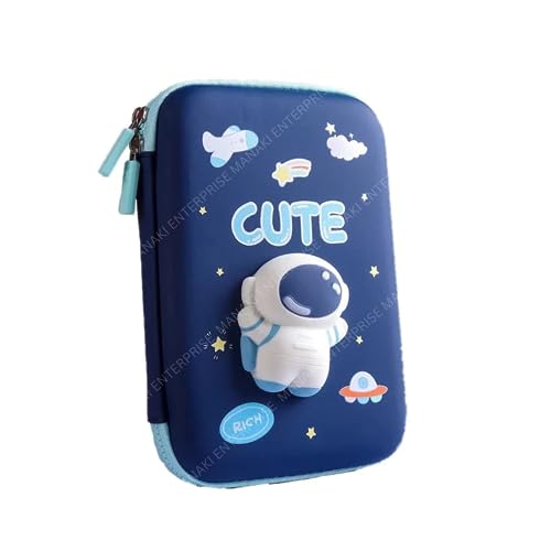 Rahasya Enterprise Cartoon Theme Pencil Case - 3D EVA Pencil Case Pouch, Multipurpose Zipper Pencil Case for Kids, Pen and Pencil Bag for School Kids, Girls, Stationery Storage Box (Cute Big) - Image 1