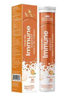 SUNSHINE NUTRITION أقراص إفيرف البرتقالية لدعم المناعة، 20 قرصًا 