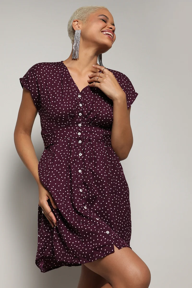 كامبوس سوترا فستان منقط