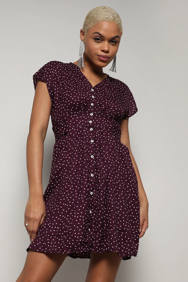 كامبوس سوترا فستان منقط