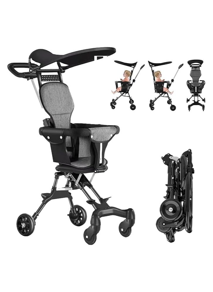 Generic Baby Stroller Kids Stroller Baby Travel Stroller With Adjustable Handles And Backrest One-Hand Fold For Overhead Airplane Storage Shopping Walking Travel  - Image 1