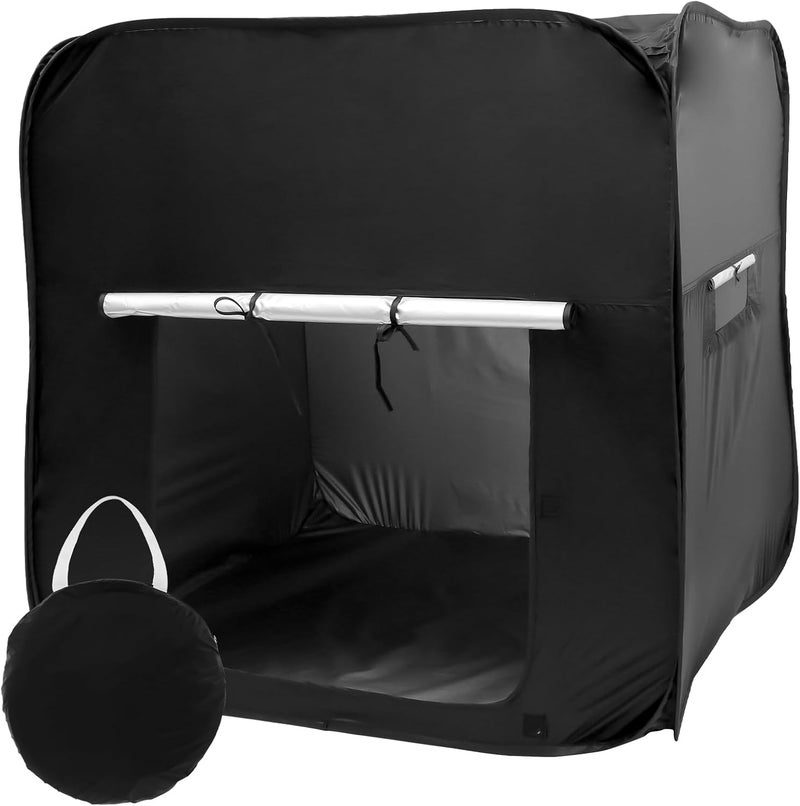 windforgecraft Portable Kids Sensory Tent DIY Pop-Up Blackout Play Tent Foldable Pop Up Tent Sensory Tent for Kids with Storage Bag Light-Out Blackout Sensory Tent Sensory Nest for Autistic Children - Image 1
