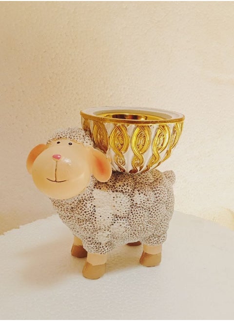 Incense burner in the shape of a sheep