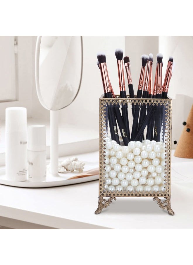 MSQ Eyeshadow Brushes 12pcs Eye Make Up Brush Set with Bag (PU Leather Pouch) Soft Synthetic Hairs for Eyeshadow, Eyebrow, Eyeliner, Blending, Best Gifts - Rose Gold  - Image 5