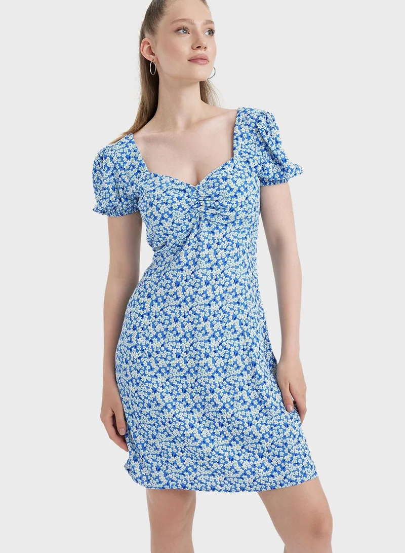 DeFacto Floral Print Dress