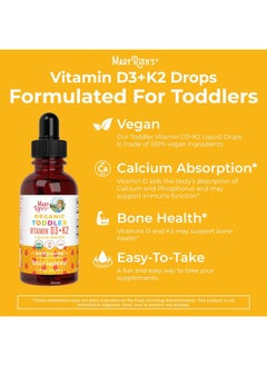 MaryRuth Organics Vitamin D3 | Vitamin K2 | Vitamin D3 K2 Spray | K2 D3 Vitamin Liquid Supplement For Toddlers | Kids Supplement For Calcium Absorption Strong Bones | Vegan | Non-Gmo | Gluten Free | 1 Fl Oz  - Image 4