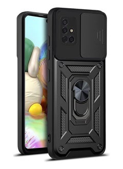 Generic samsung a51 Shield Full Protection Case With Metal Ring &Slide Camera Cover For samsung a51  - Image 1