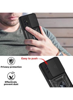Generic samsung a51 Shield Full Protection Case With Metal Ring &Slide Camera Cover For samsung a51  - Image 5