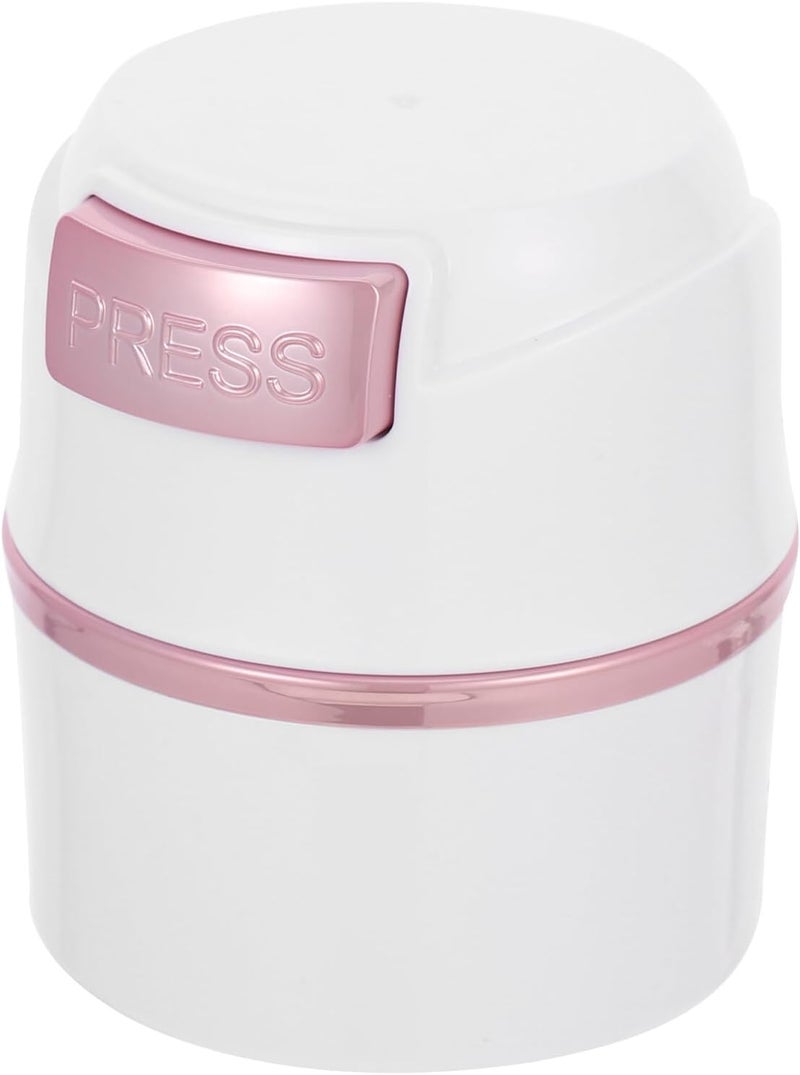 Eyelash Glue Storage Jar with Sealing Lid, White Powder Eyelash Extension Container for Dry Preservation, Refillable Lash Glue Canister for Professional and Home Use - Image 1