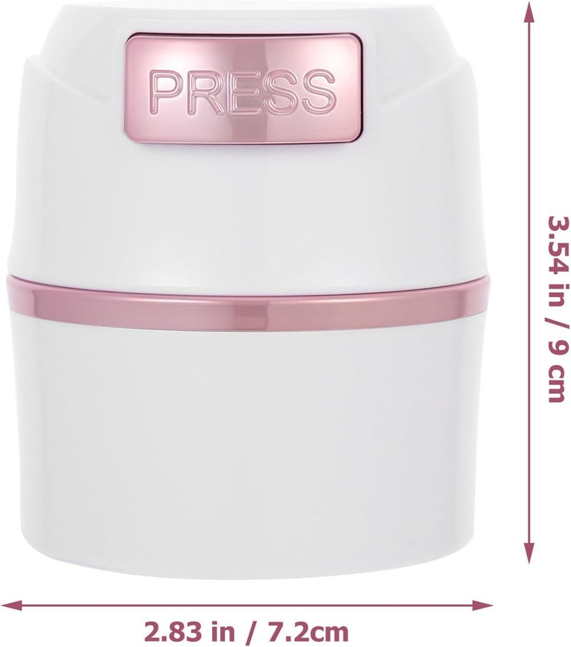 Eyelash Glue Storage Jar with Sealing Lid, White Powder Eyelash Extension Container for Dry Preservation, Refillable Lash Glue Canister for Professional and Home Use - Image 2