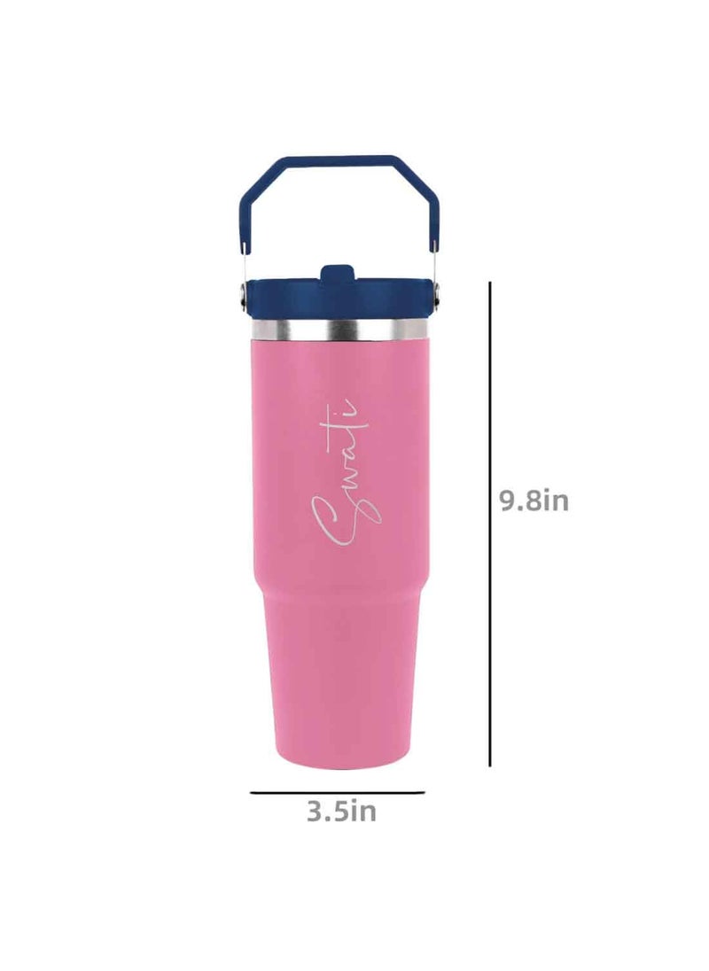 Nutcase Nutcase Custom Insulated Mug Handle and Lid Double Wall Vacuum Sipper Bottle 900ml  - Image 3