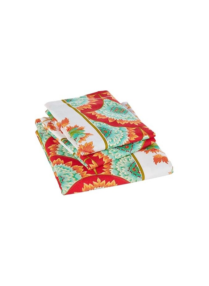 Story at Home Story At Home Bedsheet Set, Multi-Colour, 225 X 250 Cm, Mg1514  - Image 1