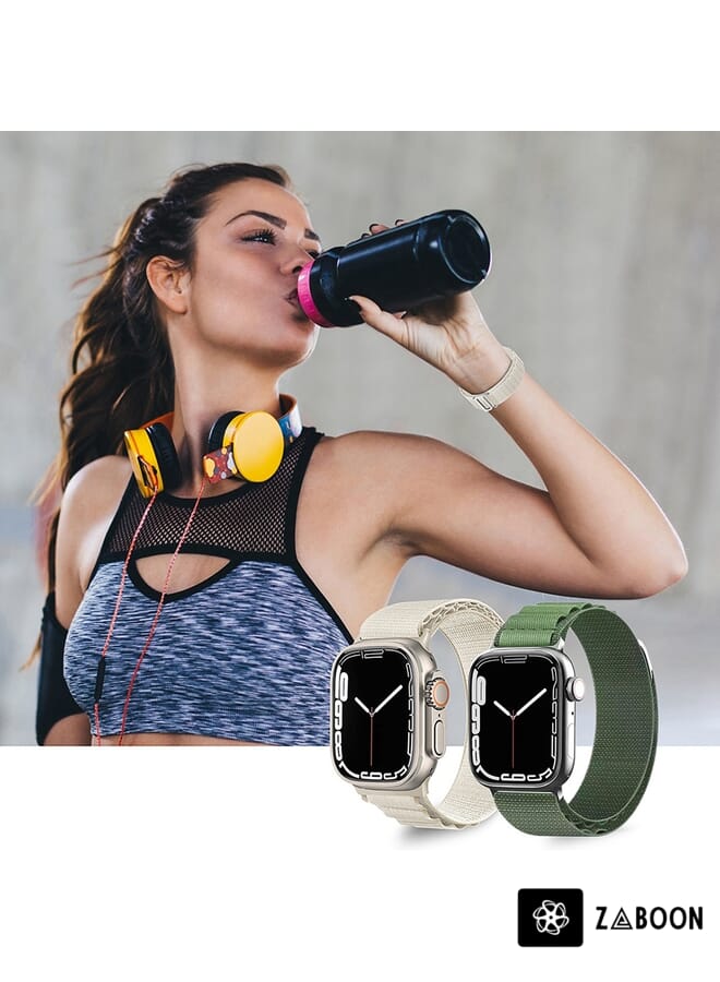 Zaboon Apple Watch Ultra 49mm Nylon Watch Band - Image 5