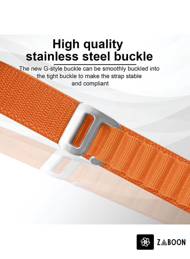 Zaboon Apple Watch Ultra 49mm Nylon Watch Band - Image 4