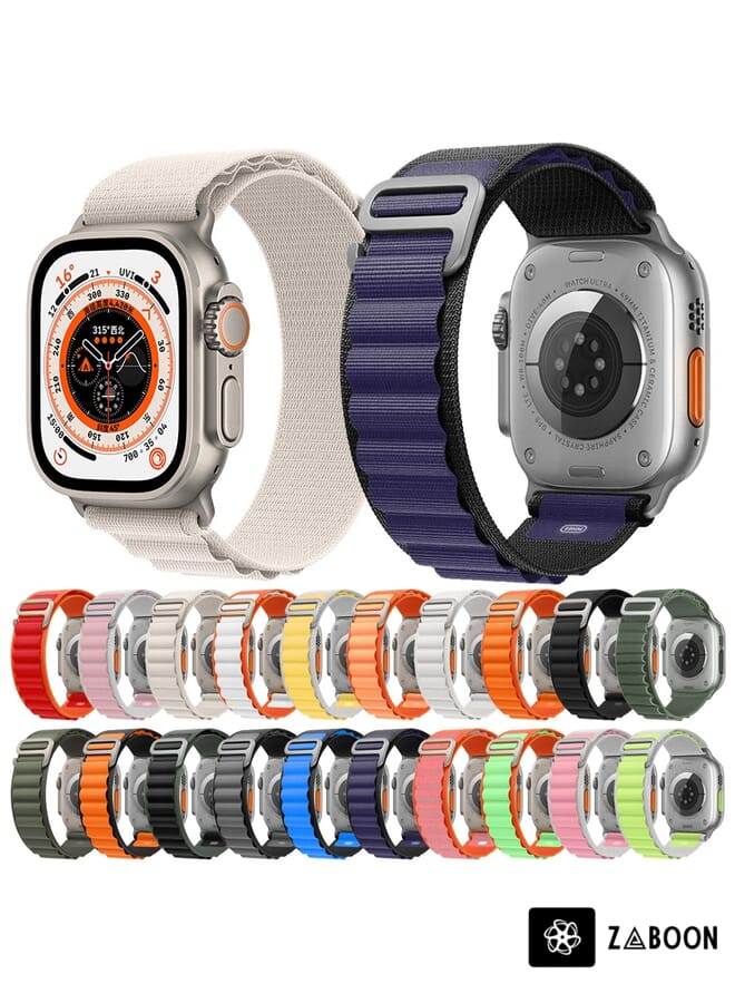 Zaboon Apple Watch Ultra 49mm Nylon Watch Band - Image 3